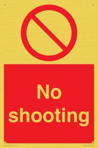 No shooting
